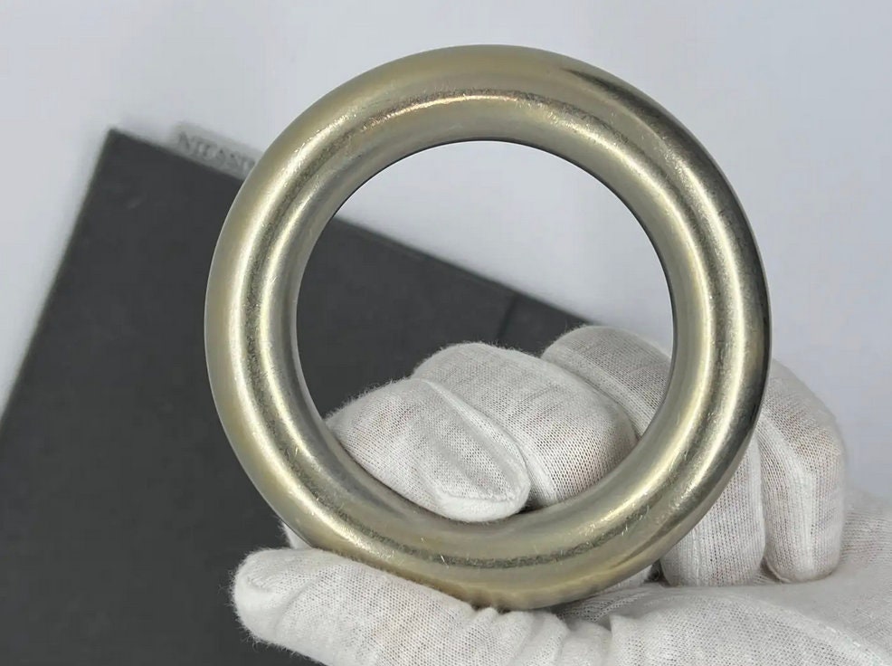 Massiver 960 Platin Damen Armreif, Armband von Simon Peter Eiber 'NIESSING'