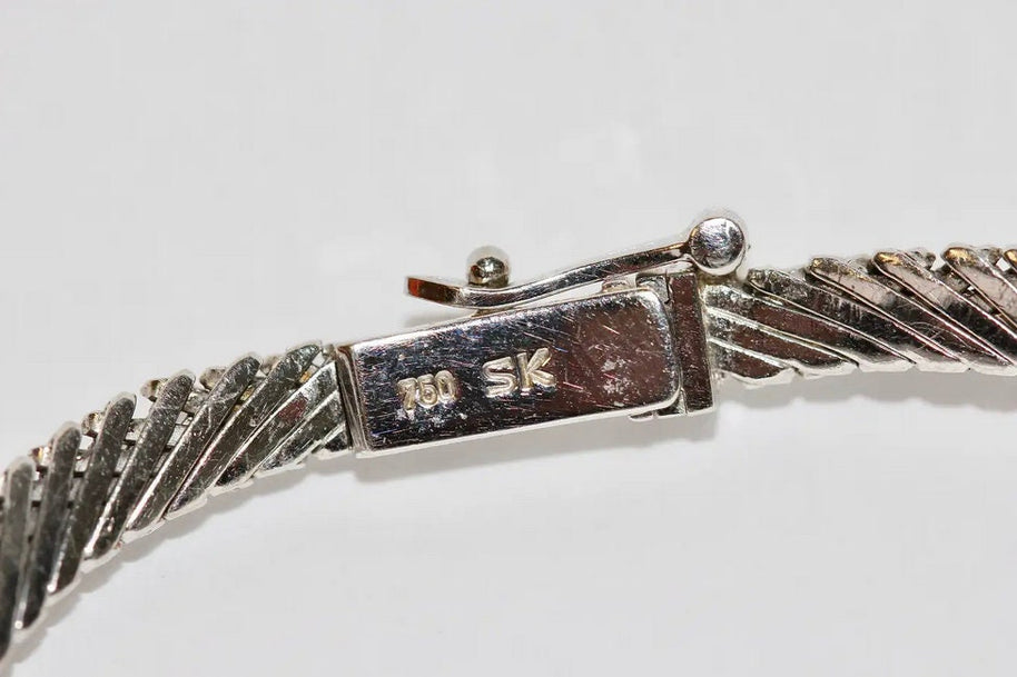 Prächtige Halskette, Collier aus 18 Karat Weißgold mit großem australischem Opal und Diamanten