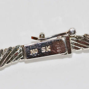 Prächtige Halskette, Collier aus 18 Karat Weißgold mit großem australischem Opal und Diamanten