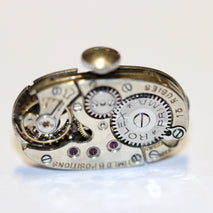 Rolex Art Deco Ladies Wristwatch, 18 Karat White Gold and Diamonds