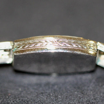 Rolex Art Deco Ladies Wristwatch, 18 Karat White Gold and Diamonds