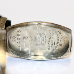 Rolex Art Deco Ladies Wristwatch, 18 Karat White Gold and Diamonds