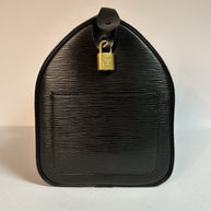 Louis Vuitton Speedy 30 Epi Leder Schwarz 1990 TOP