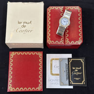 Cartier Santos Octagon 2966 Großes Modell Automatik Stahl/Gold FULLSET