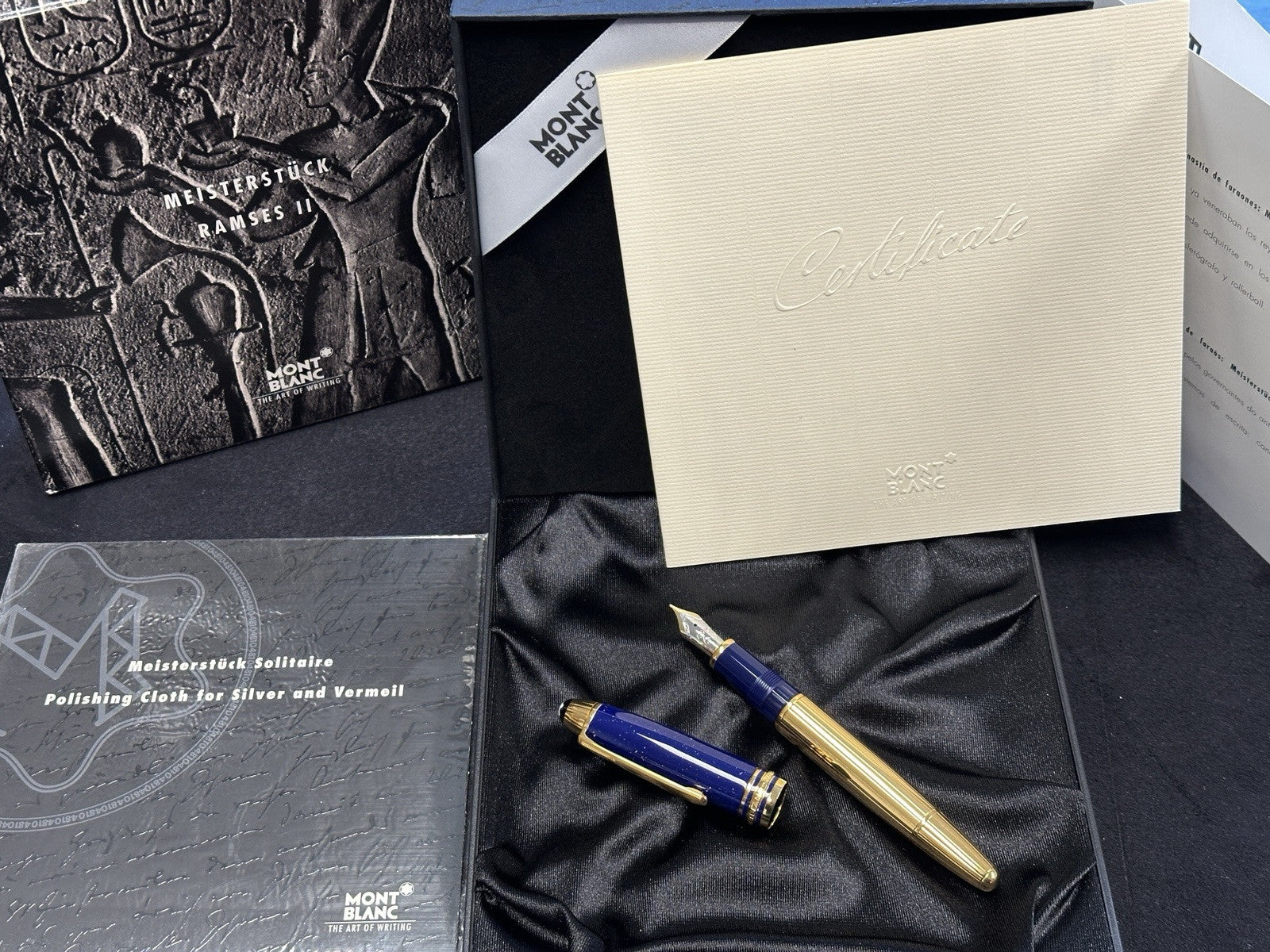 MONTBLANC LeGrand Ramses II FÜLLFEDERHALTER FÜLLER Fountain pen 20146 NEU