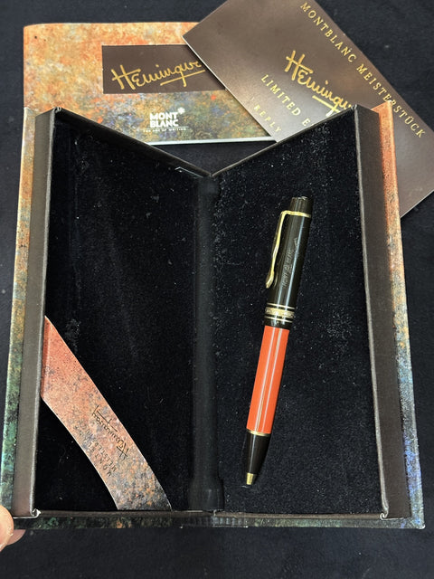 Montblanc Hemingway Kugelschreiber mit Original Box & Zertifikat