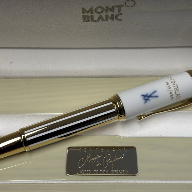 Montblanc 4810 Füllfederhalter Fountain pen Meissen Marquise Pompadour 28660