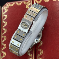 Cartier Santos Octagon 2966 Großes Modell Automatik Stahl/Gold FULLSET