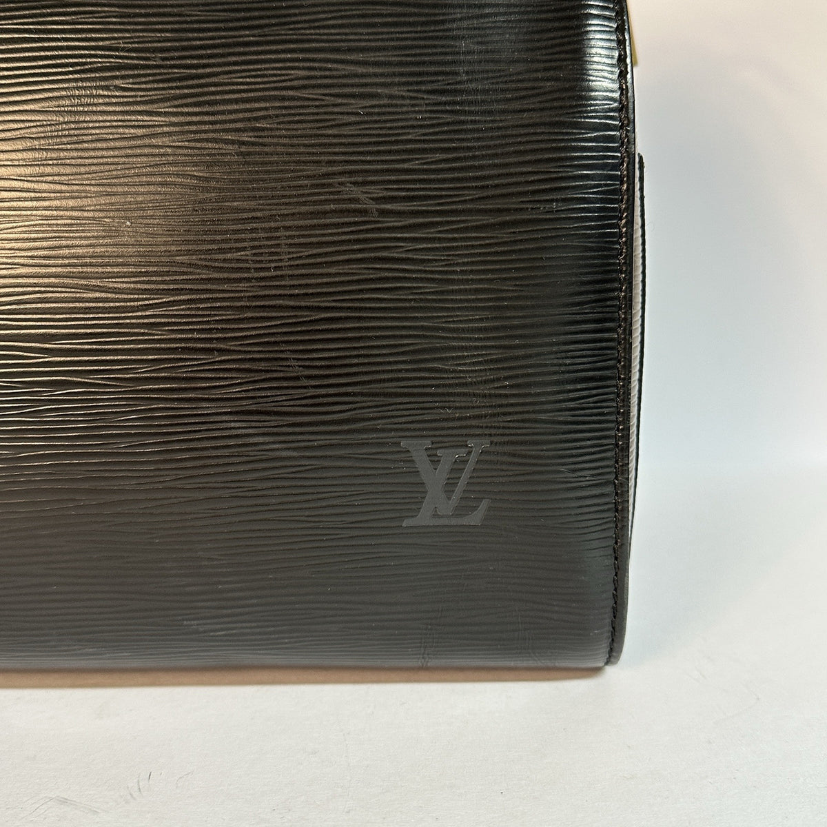 Louis Vuitton Speedy 30 Epi Leder Schwarz 1990 TOP