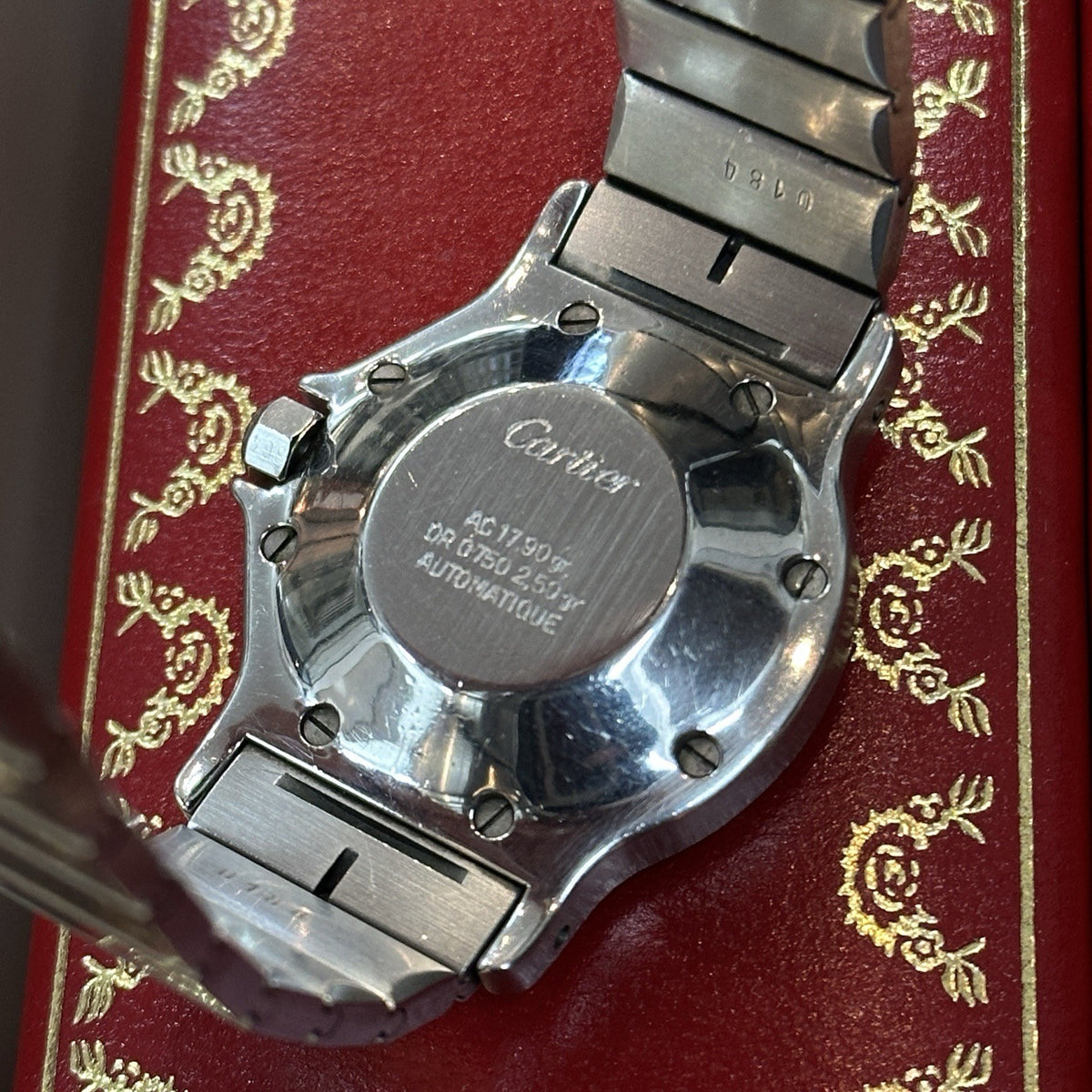 Cartier Santos Octagon 2966 Großes Modell Automatik Stahl/Gold FULLSET