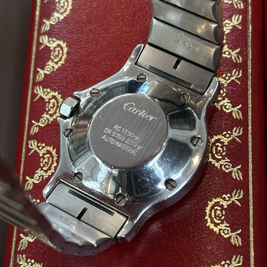 Cartier Santos Octagon 2966 Großes Modell Automatik Stahl/Gold FULLSET