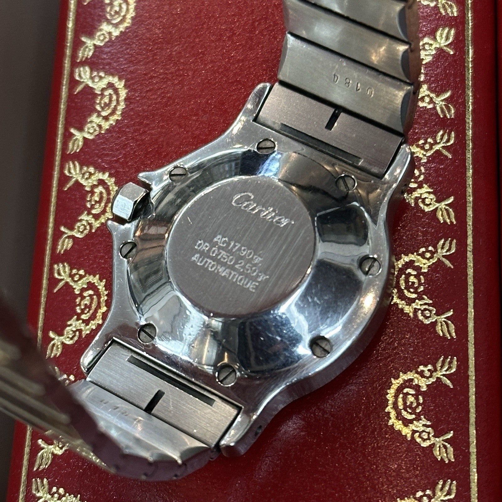 Cartier Santos Octagon 2966 Großes Modell Automatik Stahl/Gold FULLSET