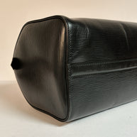 Louis Vuitton Speedy 30 Epi Leder Schwarz 1990 TOP