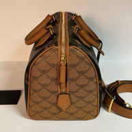 MCM ELLA MAXI BOSTON BAG SPEEDY BRAUN/SCHWARZ UMHÄNGETASCHE SOLD OUT!