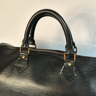 Louis Vuitton Speedy 30 Epi Leder Schwarz 1990 TOP