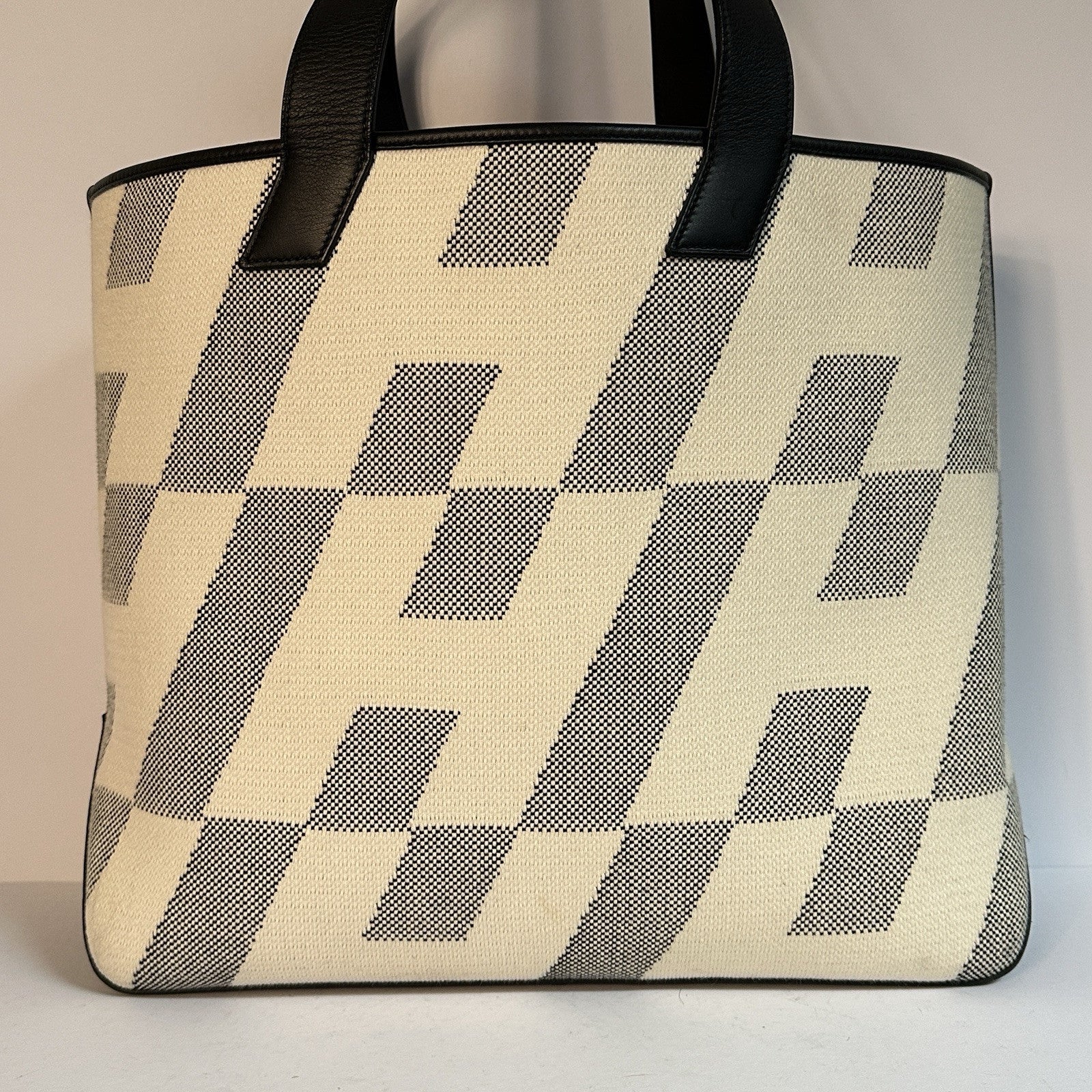 Hermes Anne Bie 40 Shopper Tote Bag Z Toile H Canvas Swift Leder 2021 TOP